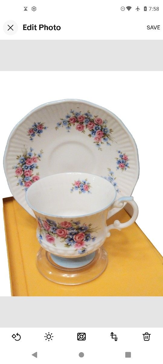 Elizabethan Fine Bone China Teacup & Saucer