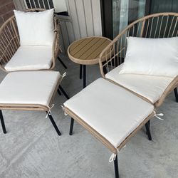 Outdoor Patio Furniture 5 Piece Set