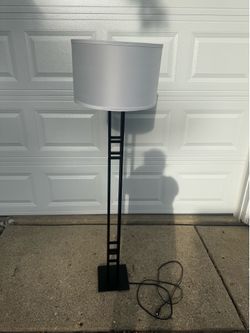 Iron floor lamp