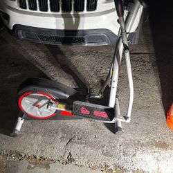 ANCHEER Elliptical Magnetic Trainer With Heart Monitor 