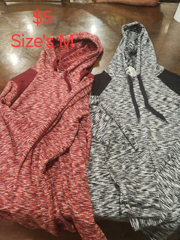Grey Hood And Hot Pink Hood Jackets