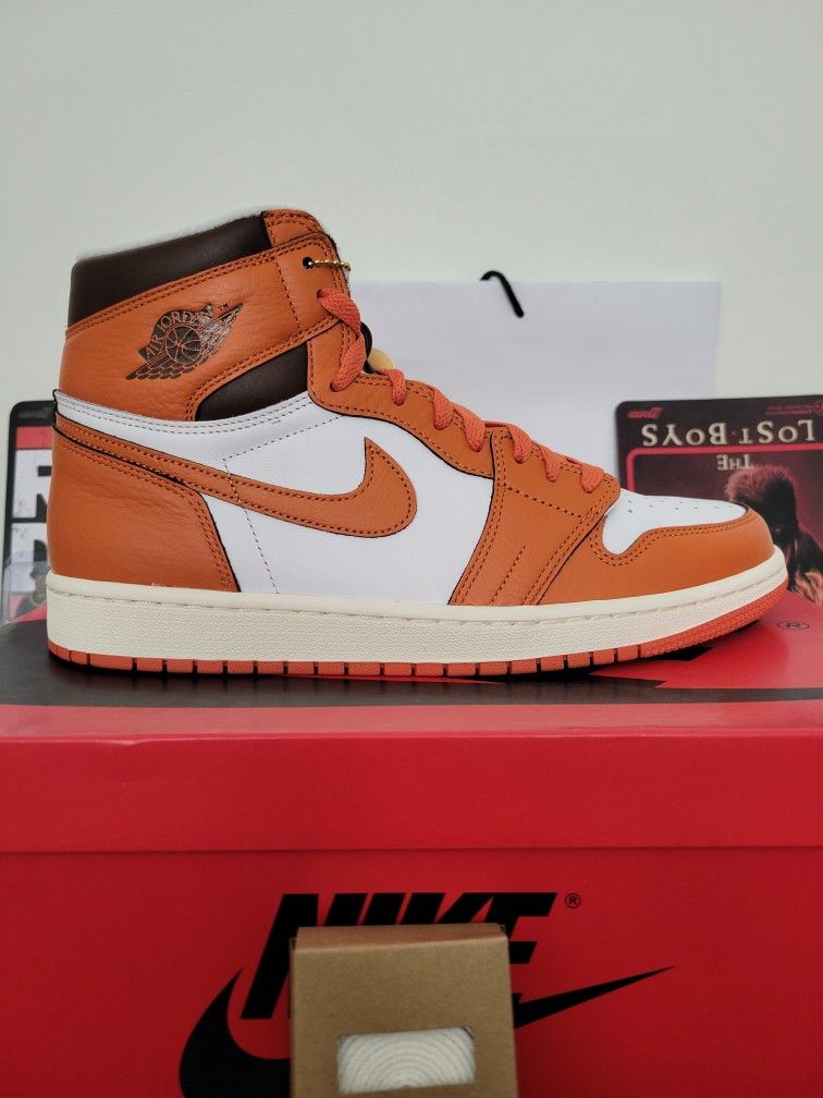 Air Jordan 1 High "Starfish" (W) Retro OG 2022 ✅️ Size 10 Men's / 11.5 Women's 🆕️ Brand New, DS, 100% Authentic 🔸️ Nike AJ1 I 🔥🔥