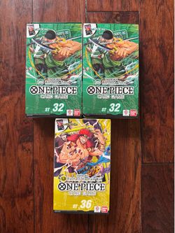 One Piece TCG Starter Decks ST-32 ST-36