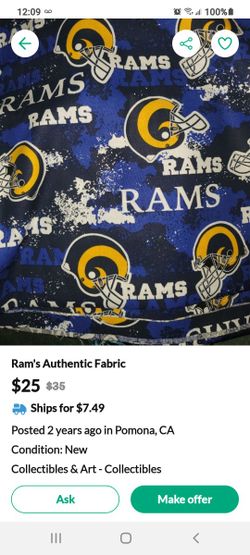 Rams Cotton Fabric