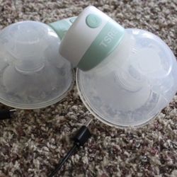 TSRETE Double Wearable Breast Pump, Electric Hands-Free Breast Pumps 