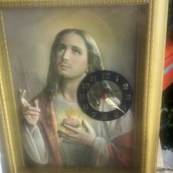 Do you have time for Jesus? Kitschy Vintage Jesus Clock That Needs Saving: