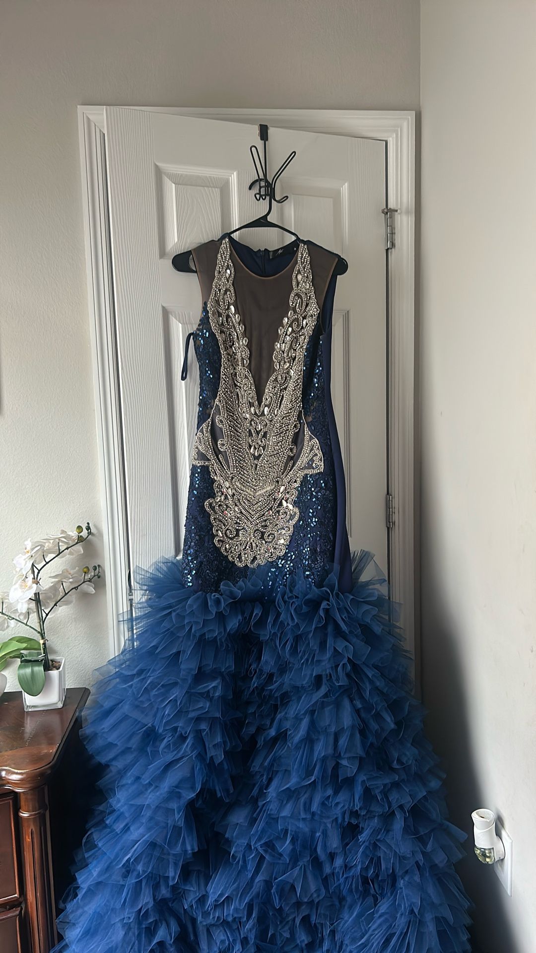 Navy Blue Prom Dress