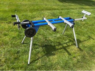 Kobalt Steel Adjustable Rolling Miter Saw Stand