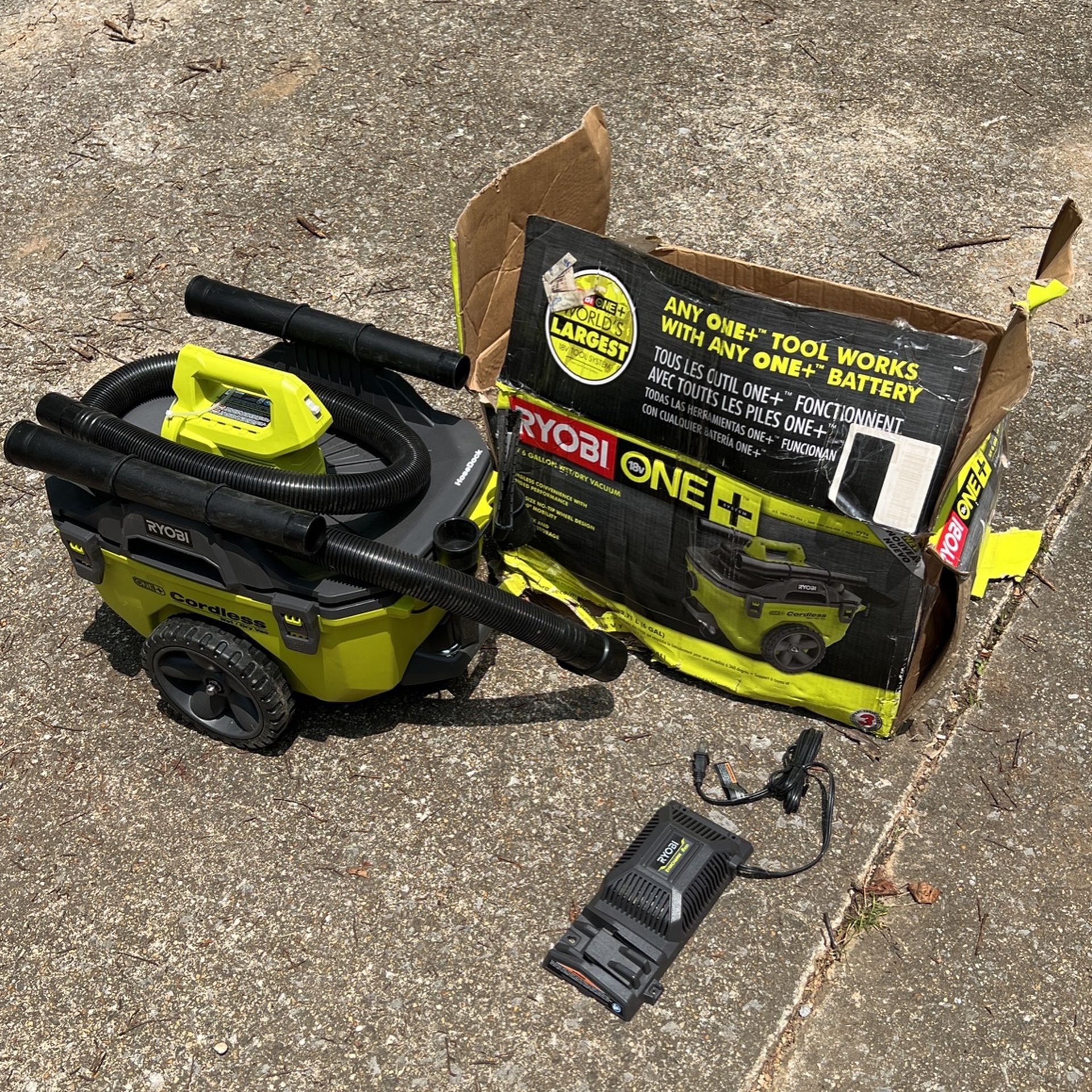 ryobi 6 gal. cordless wet/dry vacuum