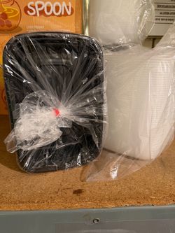 To-go plastic boxes 50 pc for $18
