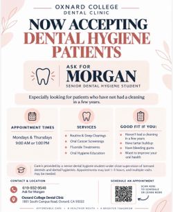 LOW COST/FREE DENTAL CLEANINGS