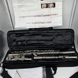 POGOLAB Flutes, Closed Hole C 16 Keys Flute Instrument, Student Flute for Beginner Advanced Player