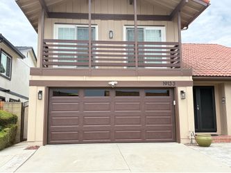 new garage door and windows
