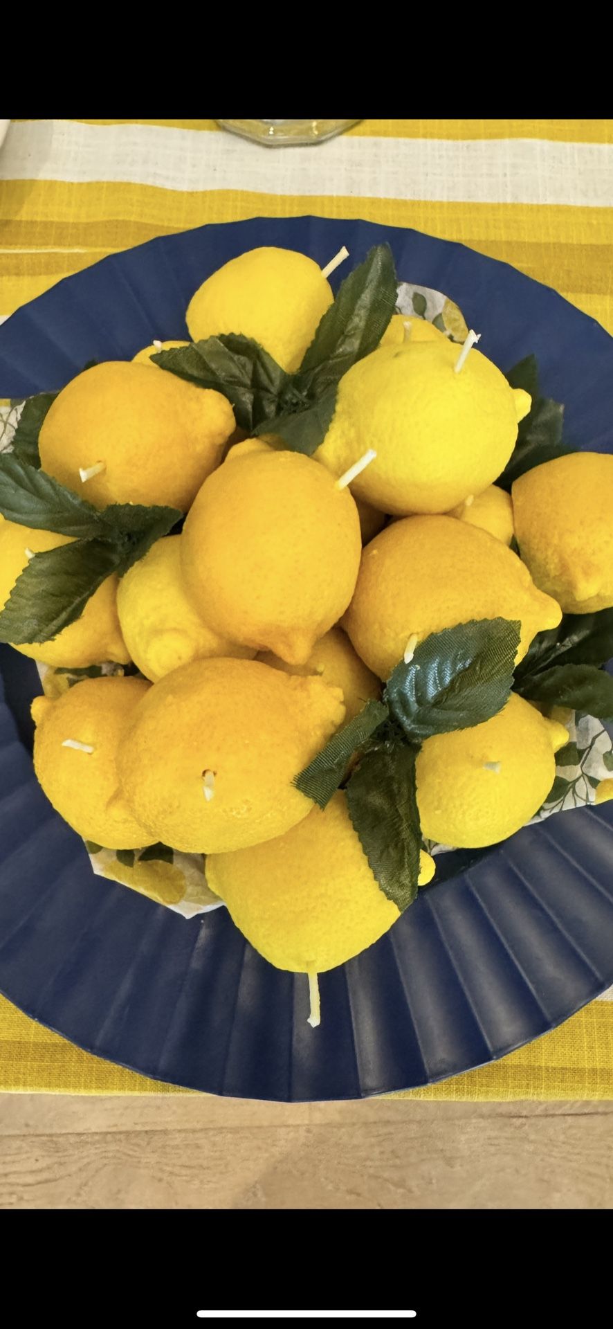 Lemon Shaped Soy Wax candle