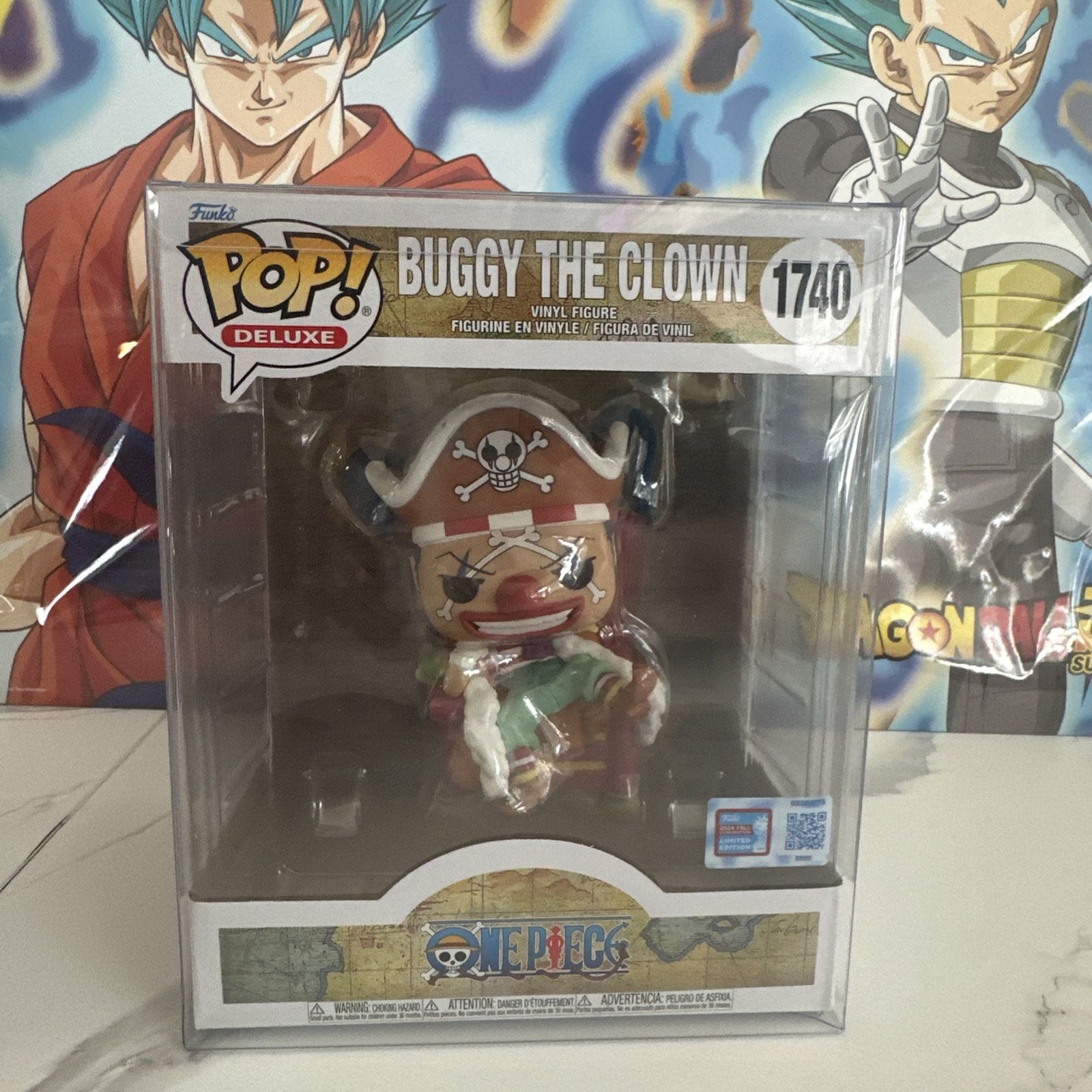 Funko Deluxe Pop! One Piece Buggy The Clown #1740 NYCC 2024 LE Official