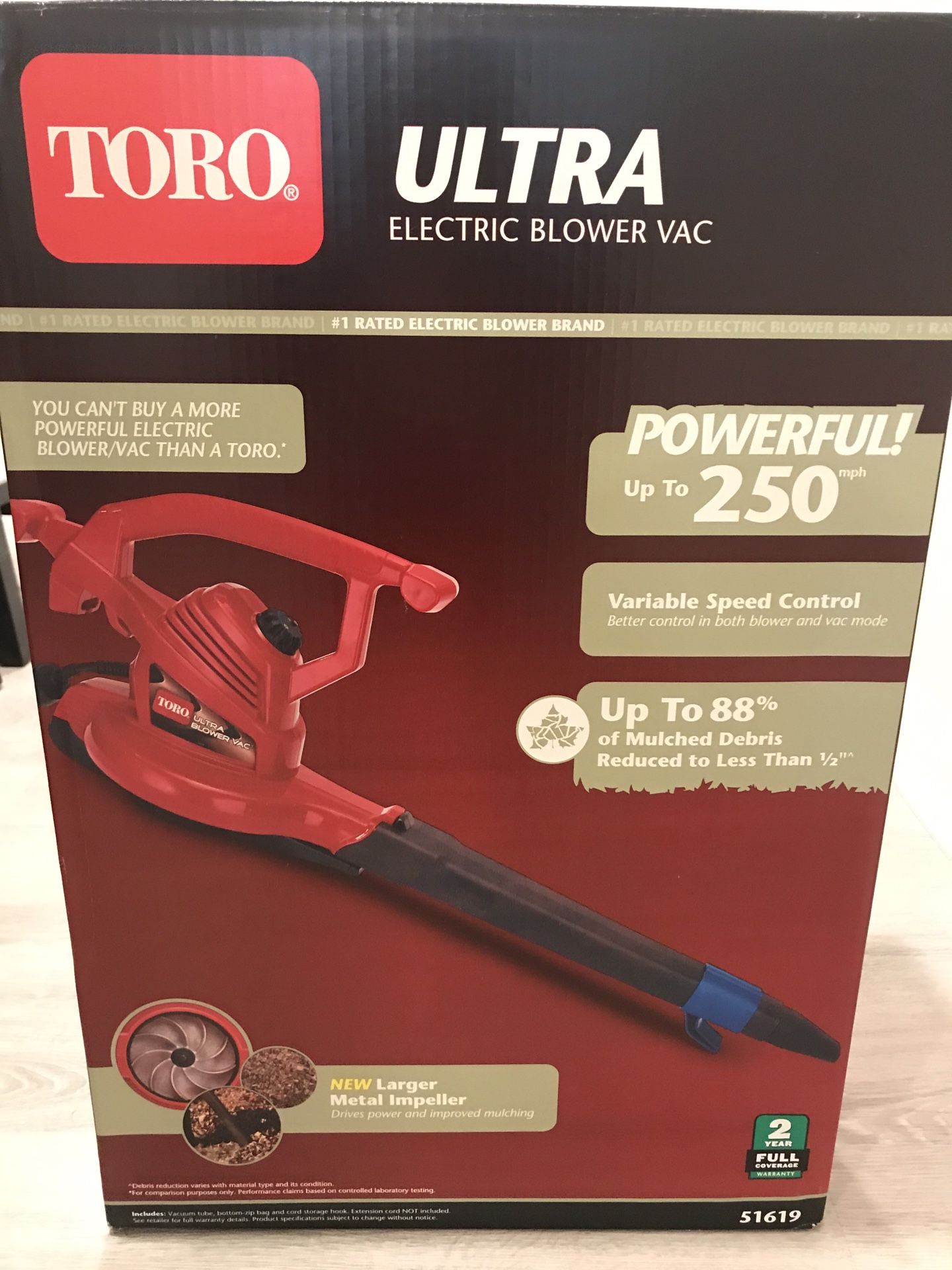 Toro Electric Leaf Blower