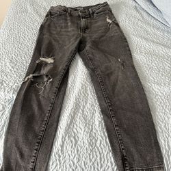 A.N.A Black Ripped Jeans Size 6