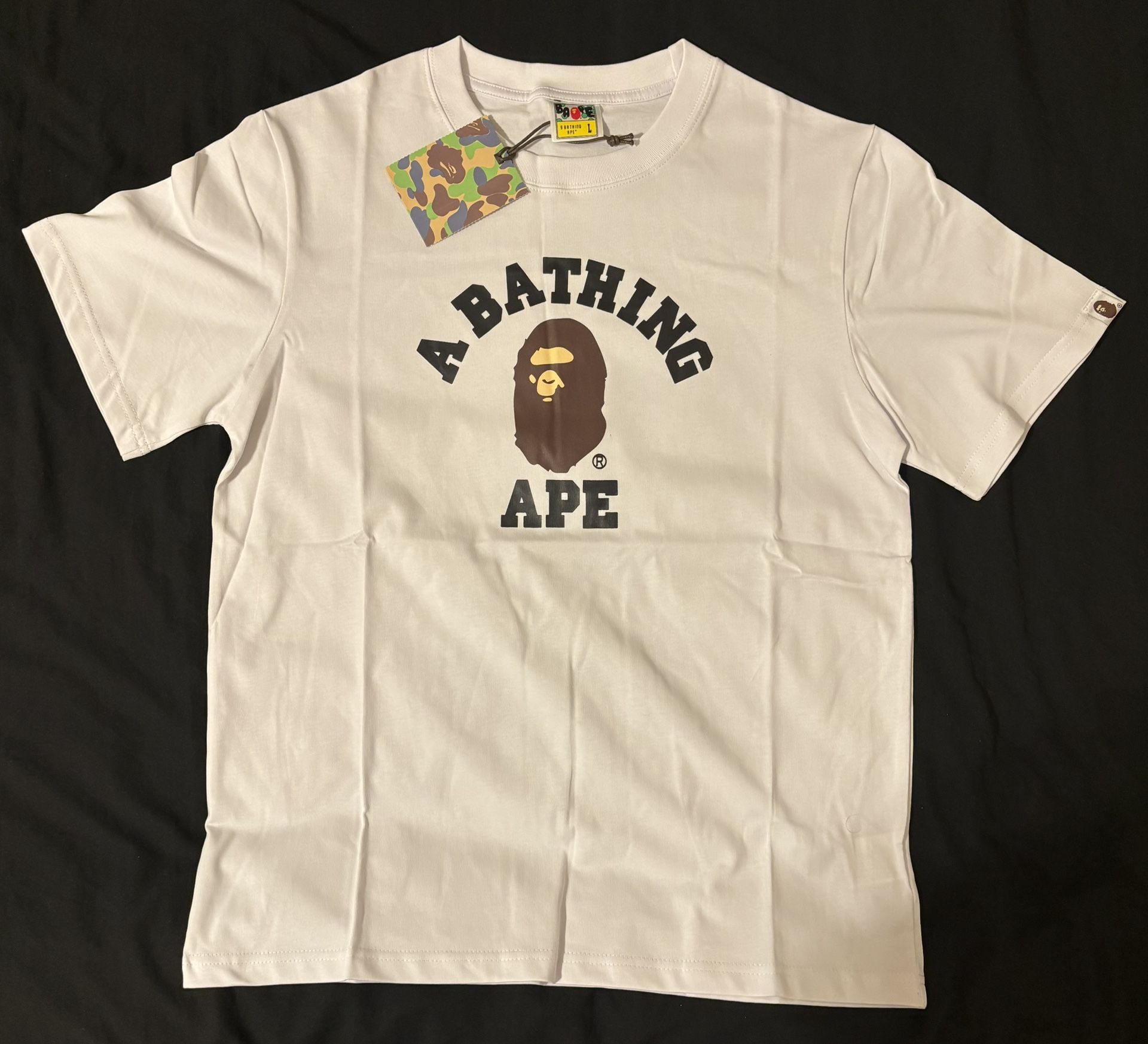 Large White BAPE Shirt