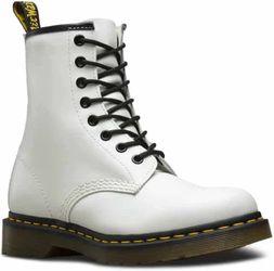 Dr. Martens 1460 White Leather Boots