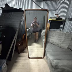 Tall Brown mirror 