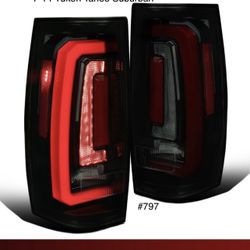 2007 TO 2014 Tahoe Suburban GMC Yukon / Yukon Denali LED Sequential Smoked Taillights 