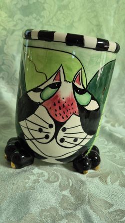 Character Collectibles cat vase