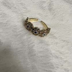 Blue Evil Eye Ring