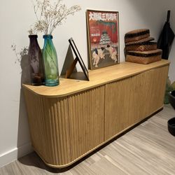 64” Sideboard Buffet Cabinet With Storage