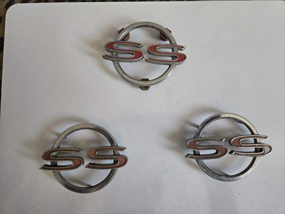 Impala SS Chevy Chevrolet Original Vintage Badges Decals