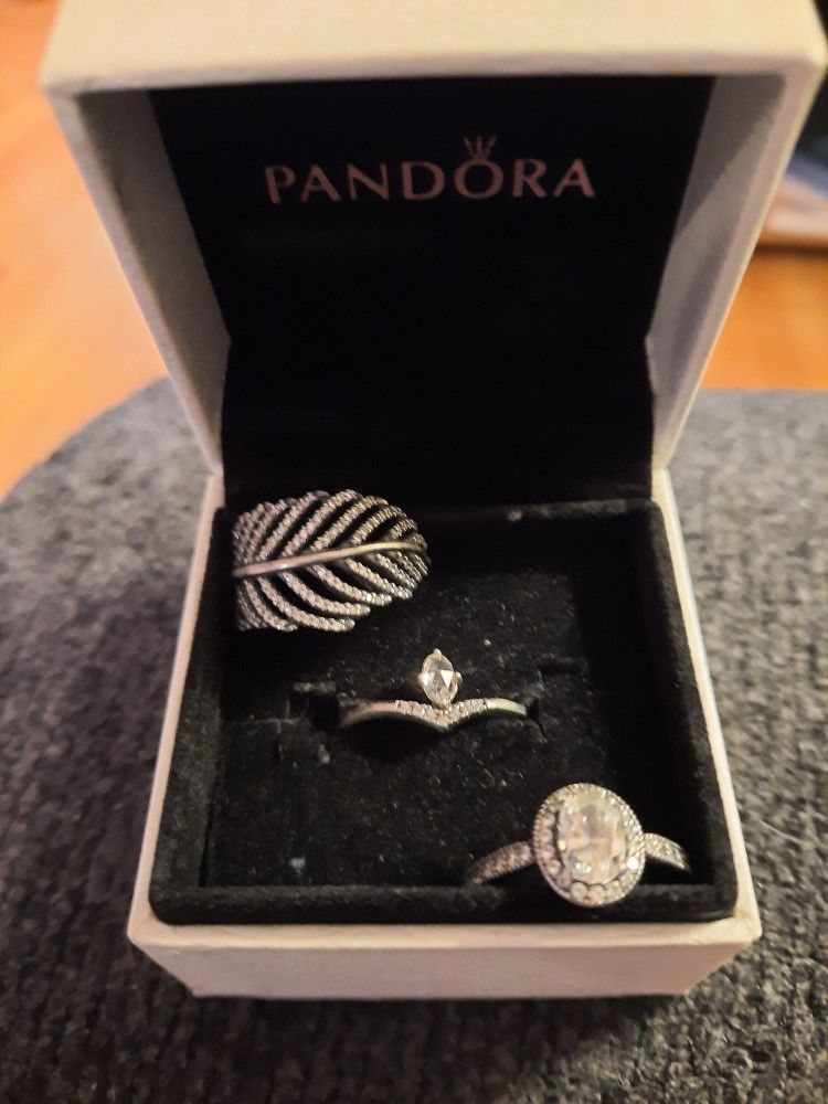 Pandora Rings Bracelets & Charms