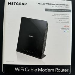 Netgear  AC1600 WiFi Cable Modem Router $40