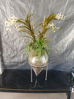 Faux Orchid Floral Arrangement