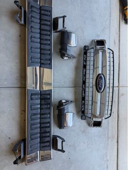 FORD F150 Chrome Grille, Mirrors, Running Boards