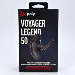 Poly Voyager Legend 50 Premium Bluetooth Rechargeable Headset Black New Sealed