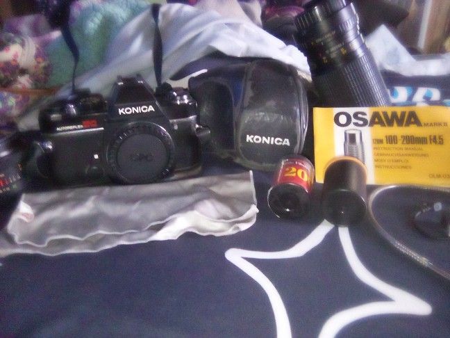 Vintage Konica Set Up