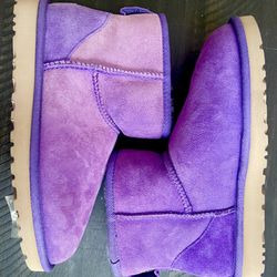 NEW Size 6 UGG Classic Ultra II Mini Purple/Pink Boots (Faded) No Tags