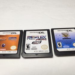 3 Nintendo DS Game Lot Monster Jam Reflex MX vs. MTV Trucks Mayhem Racing 4x4