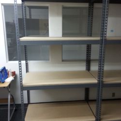 Warehouse Shelving 48 in W x 24 in D Boltless Industrial Racks Great for Commercial Garage Home Office Storage Shed Delivery Available