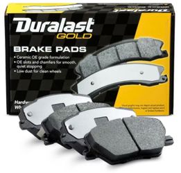 Duralast Gold ceramic brake pads New For Jeep Renegade