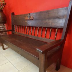 Large rustic bench  