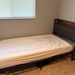 Twin Bed Frame And Mattress