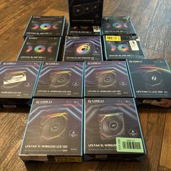 Lian Li UNI FAN Bundle – SL-INF / TL Wireless LCD / Reverse Blade (RGB) – New/Open Box
