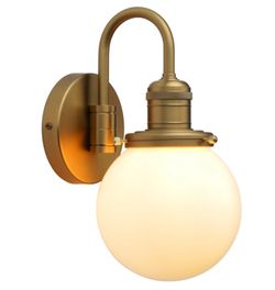 1-Light Indoor Hardwired Vanity Modern Luxury Vintage With Globe
