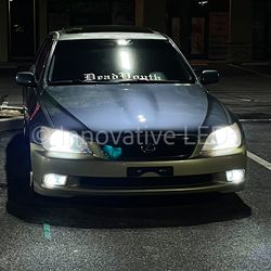 H7 LED Light Bulbs, 8000LM Per Set 6500K LED Light Bulbs with Fan & EMC, Halogen Headlight Bulb Replacement, Pack of 2