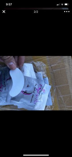 Eyelash gel packs
