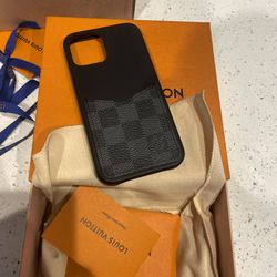 Genuine Louis Vuitton IPhone 12pro phone case LIKE NEW