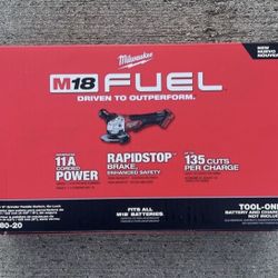 Milwaukee M18 FUEL 4-1/2" / 5" Grinder Paddle Switch, No-Lock