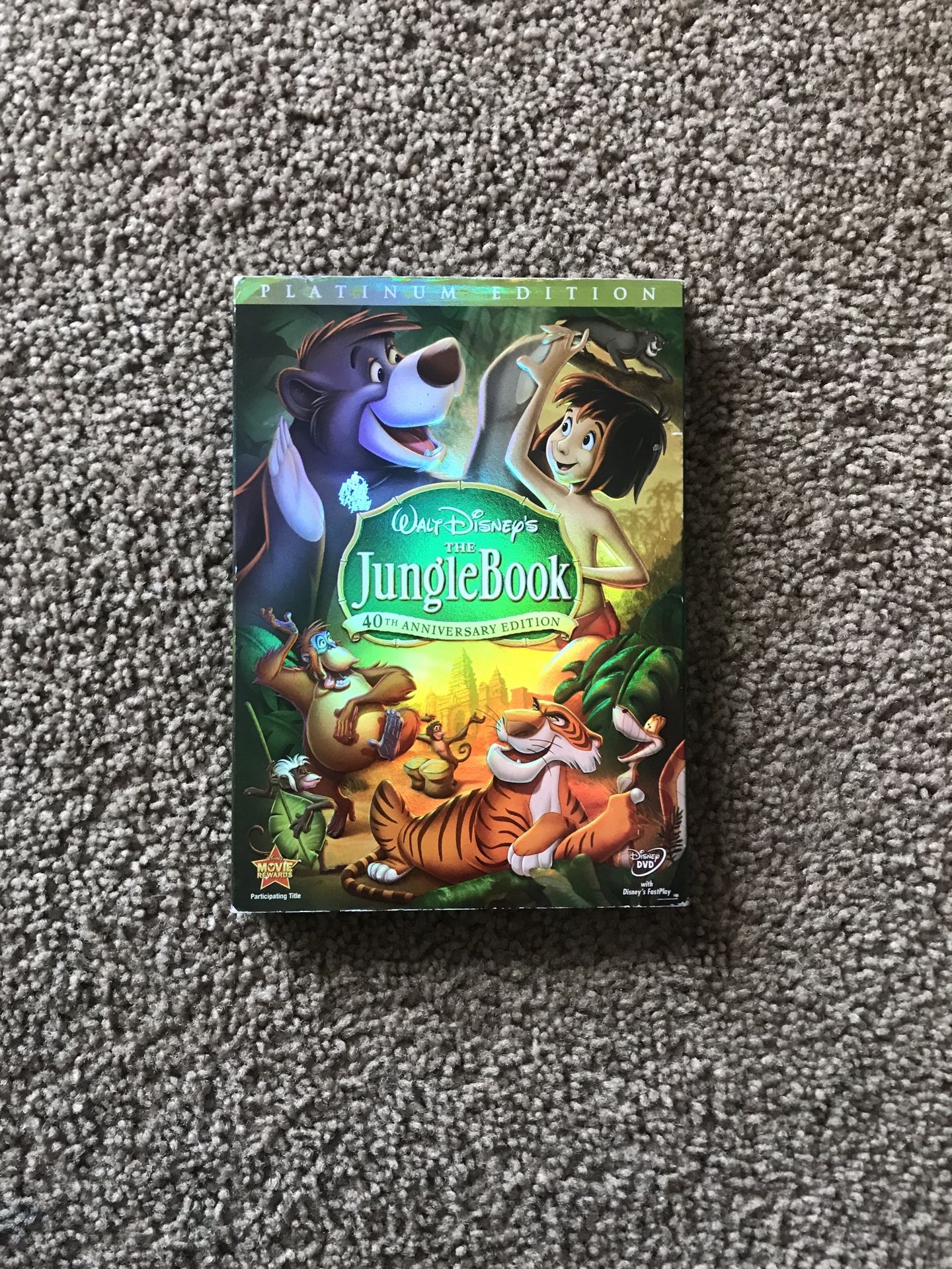 The jungle book dvd
