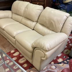 Double Leather Recliner 