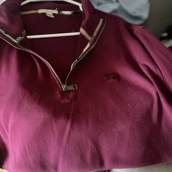 Authentic Burberry Men Sweatshirt Size XL (xxl) Used Once